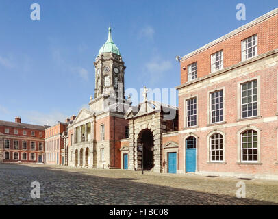 Parte del Castello di Dublino in Irlanda Foto Stock