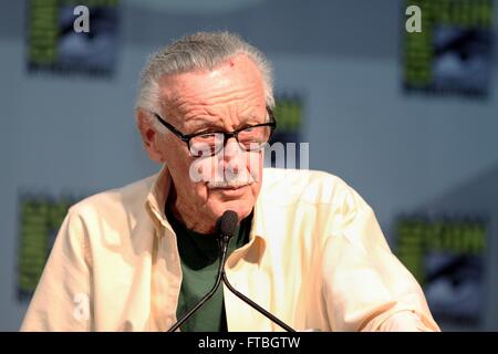 Fumetto autore ed ex capo della Marvel Comics Stan Lee durante il 2010 San Diego Comic Con Luglio 23, 2010 a San Diego, California. Foto Stock