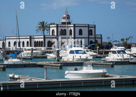 Spagna isole canarie Lanzarote, Playa Blanca, Marina Rubicon Foto Stock