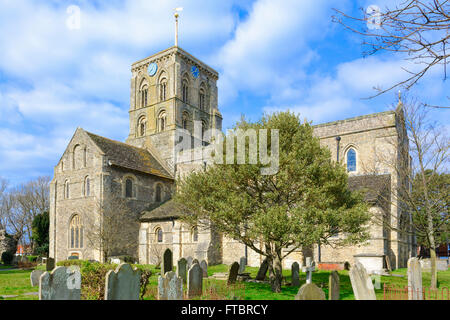 Santa Maria de Haura Chiesa Anglicana nel nuovo Shoreham parte di Shoreham-da-Mare, West Sussex, in Inghilterra, Regno Unito. Foto Stock