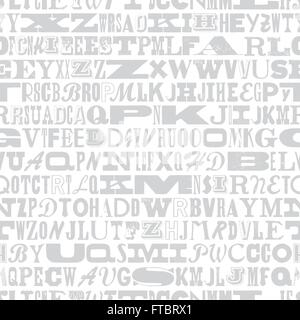 Vector pattern senza giunture di vintage misto legno-tipo Illustrazione Vettoriale