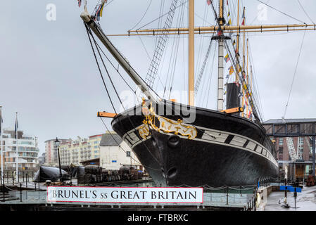 SS Gran Bretagna, Bristol, Fiume Avon, a sud-ovest, England, Regno Unito Foto Stock