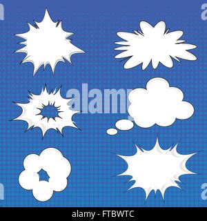 Insieme di diversi Fumetti Illustrazione Vettoriale