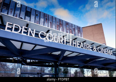 L'esterno dell'Eden Court Theatre di Inverness, Scotland Foto Stock