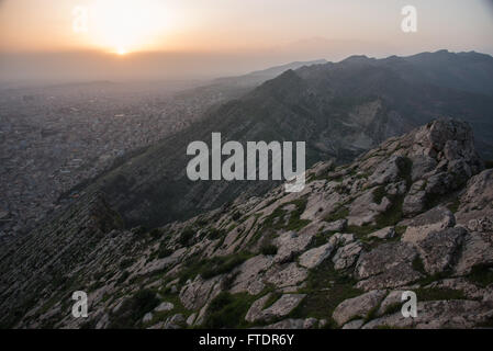 Vista aerea di Dohuk, Iraq Kurdistan Foto Stock