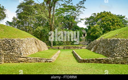 La Palla, Palenque parco archeologico, Chiapas, Messico Foto Stock