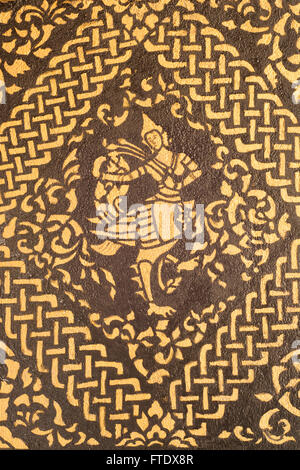 Questa immagine mostra la pole dettaglio in Wat Xieng Thong (Luang Prabang, Laos) Foto Stock