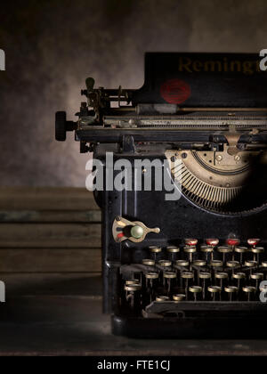 Antica macchina da scrivere Foto Stock