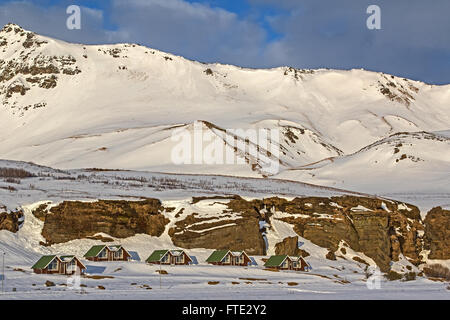 Vik in inverno Foto Stock