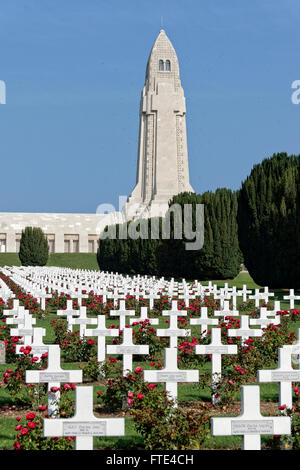 Ossario Douaumont, Verdun, Francia Foto Stock