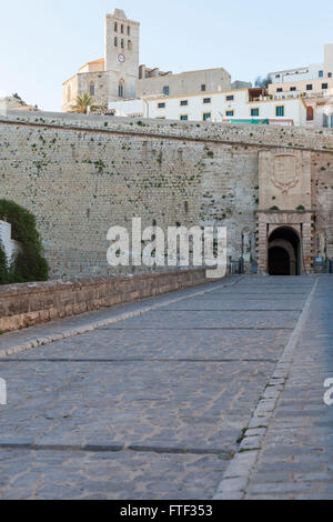 Portal de Ses Taules in Ibiza-Eivissa,Isole Baleari,Spagna. Foto Stock