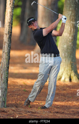 Ponte Vedra, Florida, Stati Uniti d'America. Il 10 maggio, 2012. Scott Piercy durante il primo round del campionato dei giocatori al TPC Sawgrass il 10 maggio 2012 in Ponte Vedra, Fla. ZUMA PREMERE/ Scott A. Miller. © Scott A. Miller/ZUMA filo/Alamy Live News Foto Stock