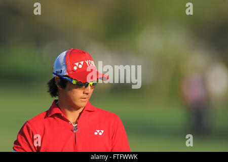 Orlando, Fla, STATI UNITI D'AMERICA. 22 mar 2012. Ryo Ishikawa durante il primo round di Arnold Palmer Invitational presso il Bay Hill Club and Lodge il 22 marzo 2012 a Orlando, in Florida, ZUMA PREMERE/ Scott A. Miller. © Scott A. Miller/ZUMA filo/Alamy Live News Foto Stock