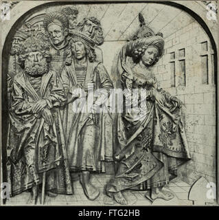 Uno studio sulla scultura medievale tedesca pubblicato nel 1909, esaminando lo sviluppo, gli stili e il significato culturale delle sculture del Medioevo in Germania. Foto Stock