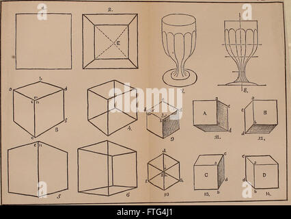 Elementi Di Piano E Solido A Mano Libera Il Disegno