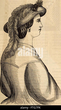 Godey lady del libro di (1840) Foto Stock