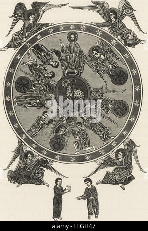 Questo lavoro esplora la vita militare e religiosa durante il Medioevo e il Rinascimento, concentrandosi sull'interazione tra guerra, religione e società durante questi periodi. Foto Stock