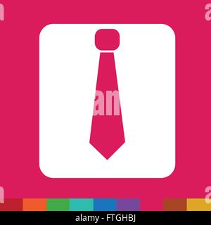 Camicia con cravatta icona segno illustrazione design Illustrazione Vettoriale
