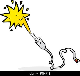 Cartoon spina elettrica jack Illustrazione Vettoriale