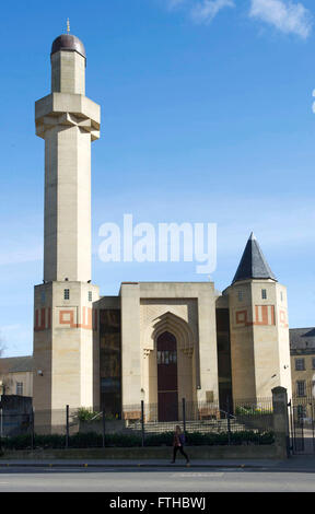 25/03/16, Edinburgh Central Mosque. La moschea di custode delle due Sante Moschee & Centro Islamico di Edimburgo, in Scozia. Foto Stock