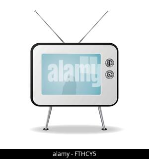 TV retrò illustrazione Illustrazione Vettoriale