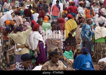 Etiope Scena di mercato Foto Stock