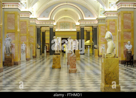 Lo stato Museo Hermitage. Collezione di antichità classica. Statue hall. San Pietroburgo. La Russia. Foto Stock