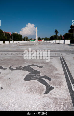 Italia Lazio Roma, Foro Italico, Mosaico Foto Stock