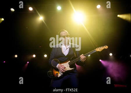 Joe Bonamassa suona presso il Bluesfest 2016 in Byron Bay, Australia Foto Stock