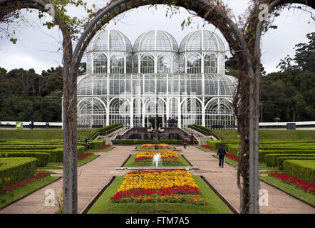 Crystal Palace - Serra del Giardino Botanico di Curitiba Foto Stock