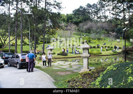 Giardino di Zu Lai tempio buddista - Monastero Foto Stock