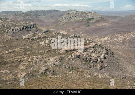 Vista panoramica della Serra da Mangabeira in bahiana backlands Foto Stock