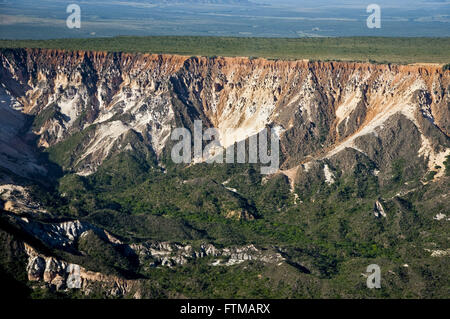 Vista aerea della Serra do Espirito Santo Foto Stock