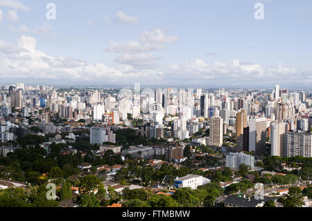 Vista della città dalla torre panoramica Foto Stock
