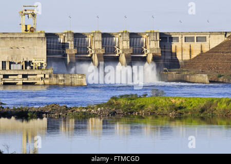 Diga Centrale Idroelettrica nuovo Avanhandava Foto Stock