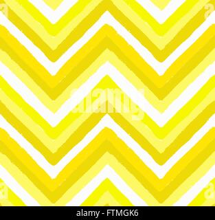 Verniciato giallo Chevron Pattern Illustrazione Vettoriale