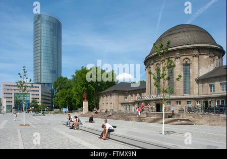 Köln Deutz, Ottoplatz, Bahnhof Deutz, Empfangsgebäude Köln Messe/Deutz Foto Stock