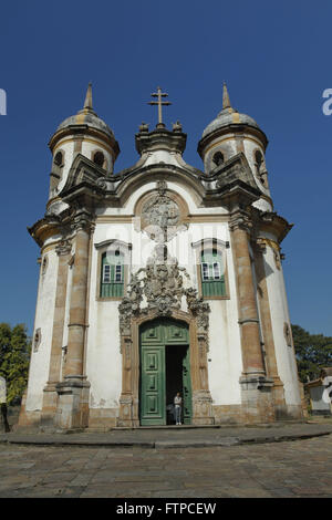 Chiesa di San Francesco di Assisi in off Coimbra - Antonio Dias quartiere Foto Stock