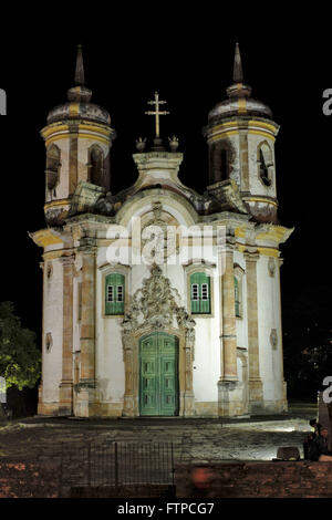 Chiesa di San Francesco di Assisi in off Coimbra - Antonio Dias quartiere Foto Stock