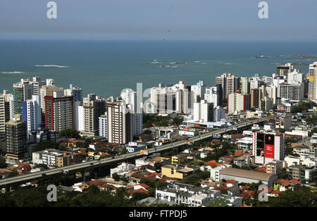 Vista della città di Vila Velha da Nossa Senhora da Penha Foto Stock