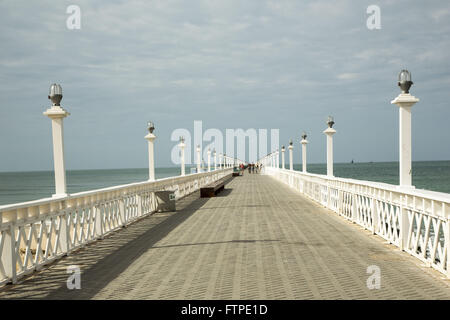 Molo sulla spiaggia di Iracema Foto Stock