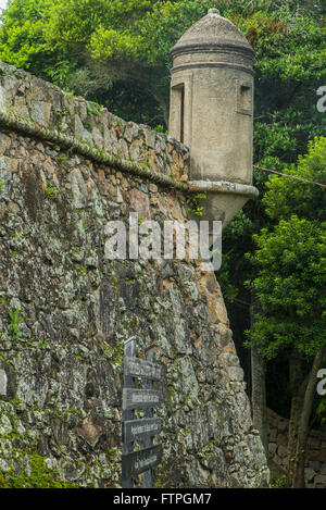 Guardiola di Fortaleza de Sao Jose da Ponta Grossa - costruzione 1744 Foto Stock