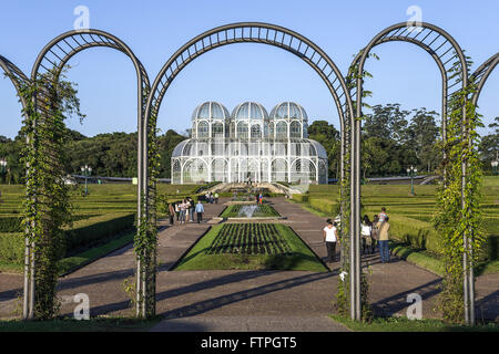 Il Jardim Botanico de Curitiba ufficialmente denominato Maria Jardim Botanico Garfunkel Richbieter Foto Stock