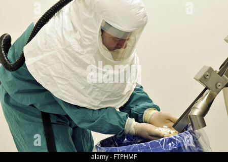 Controllo tecnico pillole nell industria farmaceutica - Farmaguinhos Foto Stock