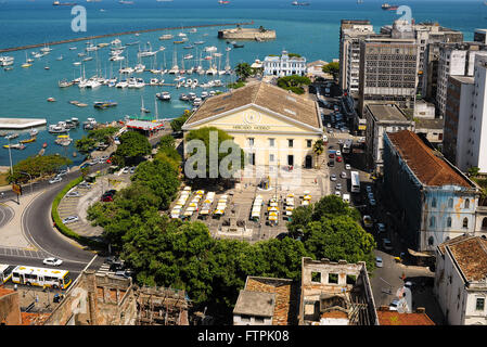 Modello di mercato in Praca Visconde de Cayru - Distretto di commercio - Città Bassa Foto Stock