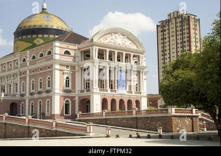 Teatro Amazonas - costruita nel 1896 durante il boom di gomma Foto Stock