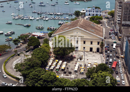 Modello di mercato in Praca Visconde de Cayru - Distretto di commercio - Città Bassa Foto Stock