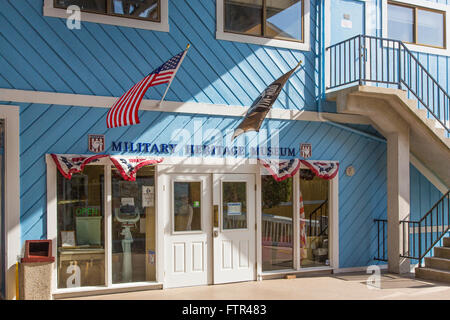 Patrimonio militare museo nel villaggio di pescatori di Charlotte Harbor in Punta Gorda Florida Foto Stock