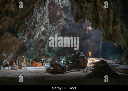 Tam Chom Phon grotta di Ratchaburi Thailandia Foto Stock