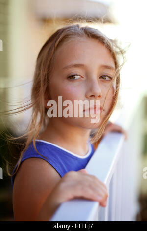 Ragazza giovane ritratto Foto Stock